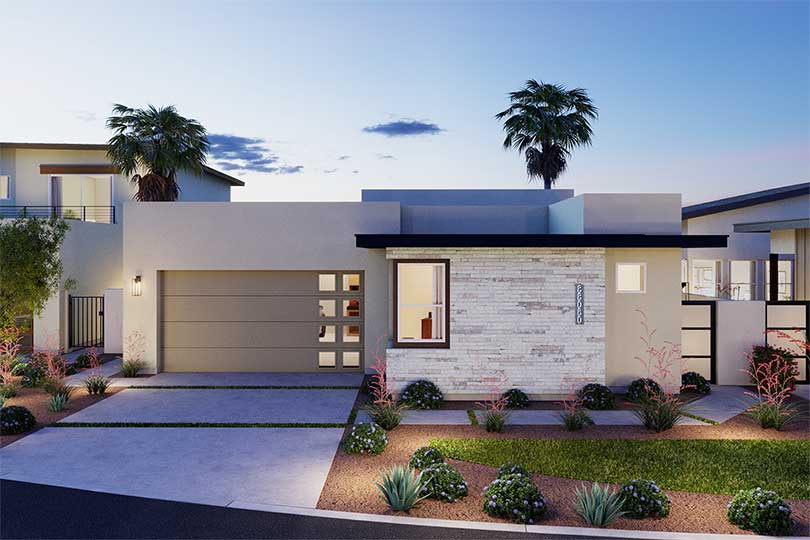 Volare elevation 2A-Desert Modern.