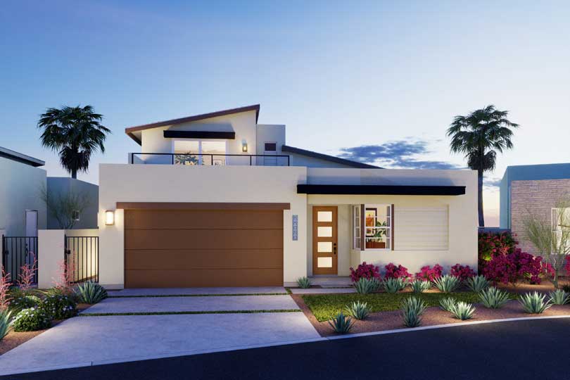 Volare elevation 3 Contemporary.