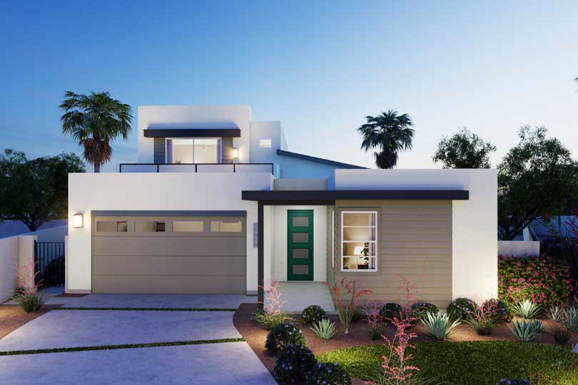 Volare elevation 4 Contemporary.